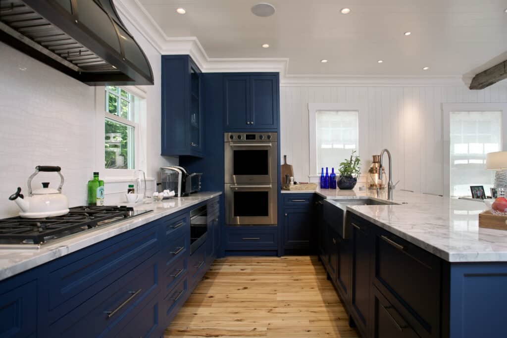 Blue kitchen