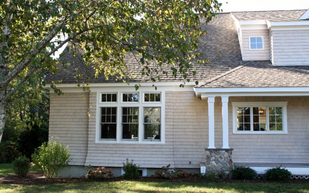 What Does A Cape Cod House Look Like Today? Sidewall Flare Pattern (Not Your Traditional Siding!)