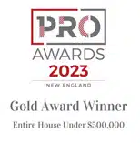 gold award winner 2023 builder cape cod ma