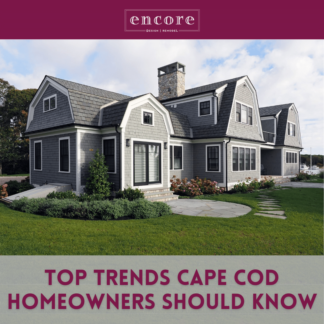 Cape Cod coastal home designed and built by Encore Construction showcasing classic architecture and modern craftsmanship