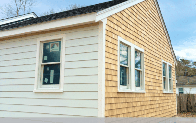 Siding Options for Cape Cod Homes: Hardie Plank on the Front and Cedar Shingles on the Sides