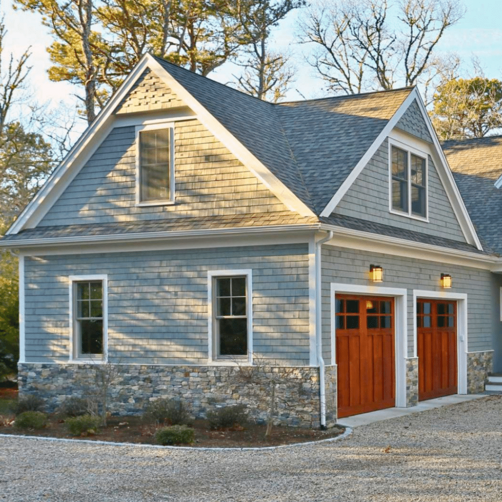 Siding Options for Cape Cod Homes_ Hardie Plank on the Front and Cedar Shingles on the Sides